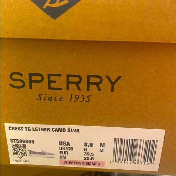 Sperry woman’s size 8.5 silver camo - Picture 5 of 6